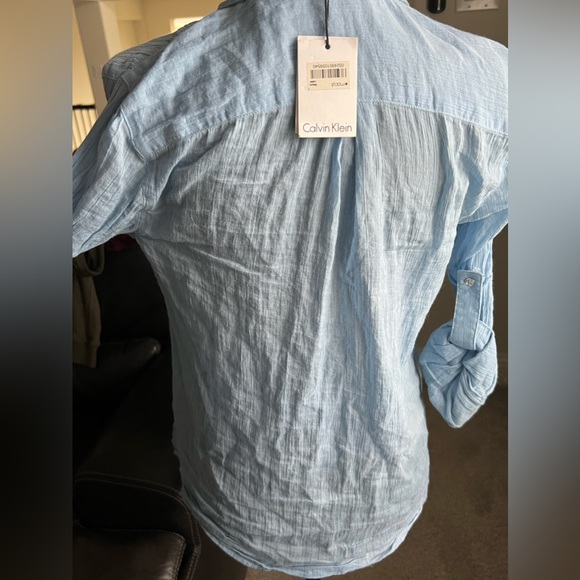Calvin Klein Button Down Shirt womens size XS - Picture 4 of 5